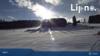 Archiv Foto Webcam Snowpark Lipno - Kramolín 12:00