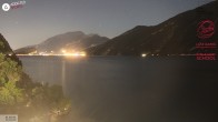 Archiv Foto Webcam Gardasee - Capo Reamol 23:00