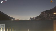 Archiv Foto Webcam Gardasee - Torbole 01:00