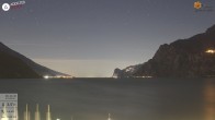 Archiv Foto Webcam Gardasee - Torbole 03:00