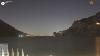 Archiv Foto Webcam Gardasee - Torbole 23:00