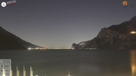 Archiv Foto Webcam Gardasee - Torbole 01:00