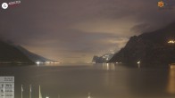 Archiv Foto Webcam Gardasee - Torbole 03:00