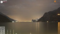 Archiv Foto Webcam Gardasee - Torbole 23:00