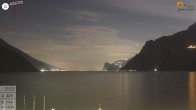 Archiv Foto Webcam Gardasee - Torbole 23:00