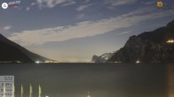 Archiv Foto Webcam Gardasee - Torbole 01:00