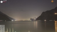 Archiv Foto Webcam Gardasee - Torbole 23:00