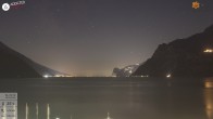 Archiv Foto Webcam Gardasee - Torbole 01:00