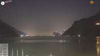 Archiv Foto Webcam Gardasee - Torbole 01:00