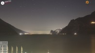 Archiv Foto Webcam Gardasee - Torbole 23:00