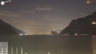 Archiv Foto Webcam Gardasee - Torbole 23:00