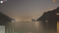 Archiv Foto Webcam Gardasee - Torbole 23:00