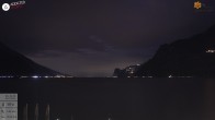 Archived image Webcam Lake Garda: Torbole 21:00