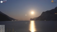Archiv Foto Webcam Gardasee - Torbole 03:00