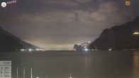 Archiv Foto Webcam Gardasee - Torbole 23:00