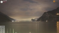 Archiv Foto Webcam Gardasee - Torbole 01:00
