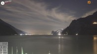 Archiv Foto Webcam Gardasee - Torbole 23:00