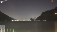 Archiv Foto Webcam Gardasee - Torbole 23:00