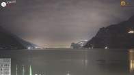 Archiv Foto Webcam Gardasee - Torbole 23:00