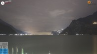 Archiv Foto Webcam Gardasee - Torbole 23:00
