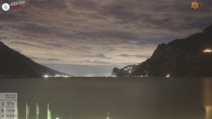 Archiv Foto Webcam Gardasee - Torbole 03:00