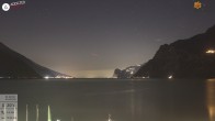 Archiv Foto Webcam Gardasee - Torbole 01:00