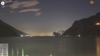 Archiv Foto Webcam Gardasee - Torbole 03:00