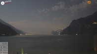 Archiv Foto Webcam Gardasee - Torbole 23:00