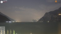 Archiv Foto Webcam Gardasee - Torbole 01:00