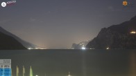 Archiv Foto Webcam Gardasee - Torbole 03:00