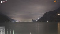 Archiv Foto Webcam Gardasee - Torbole 23:00