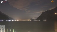 Archiv Foto Webcam Gardasee - Torbole 03:00