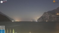 Archiv Foto Webcam Gardasee - Torbole 23:00