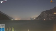 Archiv Foto Webcam Gardasee - Torbole 01:00