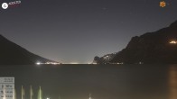 Archiv Foto Webcam Gardasee - Torbole 01:00