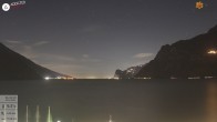Archiv Foto Webcam Gardasee - Torbole 03:00