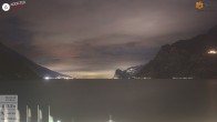 Archiv Foto Webcam Gardasee - Torbole 01:00