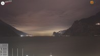 Archiv Foto Webcam Gardasee - Torbole 03:00