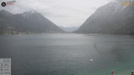 Archived image Webcam Achensee - View Hotel Post Pertisau 13:00