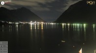 Archived image Webcam Achensee - View Hotel Post Pertisau 23:00