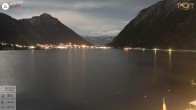 Archiv Foto Webcam Achensee: Blick vom Hotel Post am Achensee 23:00