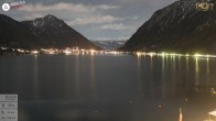 Archiv Foto Webcam Achensee: Blick vom Hotel Post am Achensee 03:00