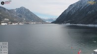 Archiv Foto Webcam Achensee: Blick vom Hotel Post am Achensee 11:00