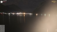 Archived image Webcam Achensee - View Hotel Post Pertisau 23:00