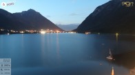 Archiv Foto Webcam Achensee: Blick vom Hotel Post am Achensee 03:00