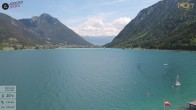 Archiv Foto Webcam Achensee: Blick vom Hotel Post am Achensee 13:00