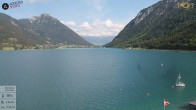 Archiv Foto Webcam Achensee: Blick vom Hotel Post am Achensee 15:00