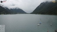 Archived image Webcam Achensee - View Hotel Post Pertisau 11:00