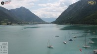 Archiv Foto Webcam Achensee: Blick vom Hotel Post am Achensee 11:00