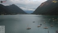 Archiv Foto Webcam Achensee: Blick vom Hotel Post am Achensee 19:00